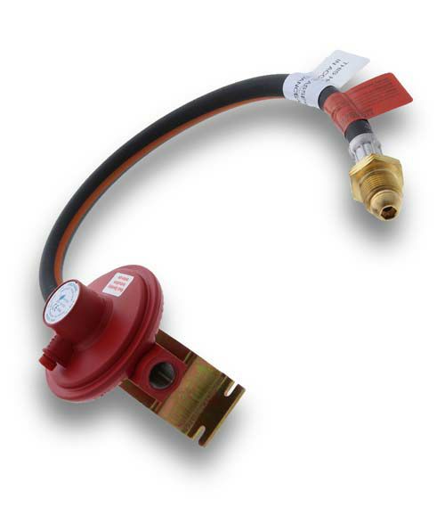 Wall Mounted LPG Gas Bottle 37mbar 4kg Propane Regulator